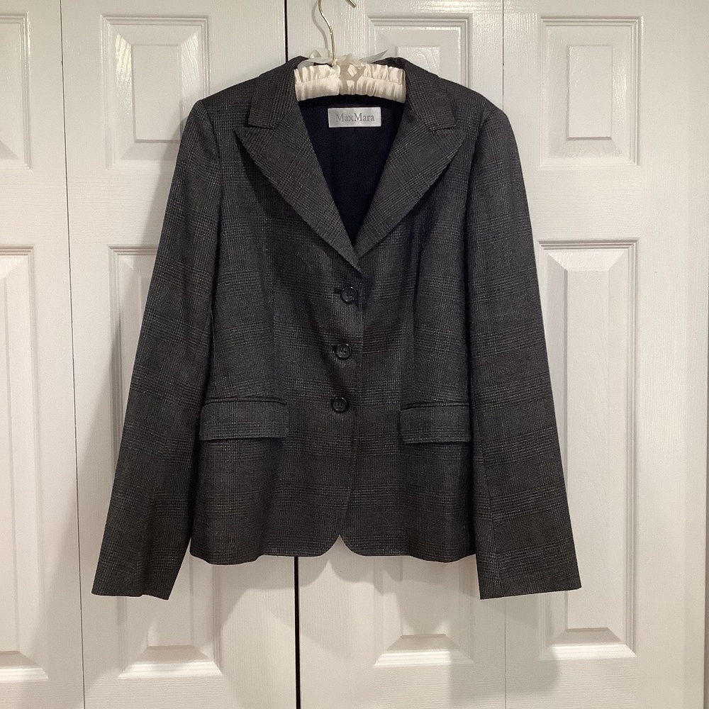 MaxMara wool blend blazer US size 14